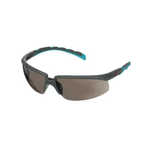 3M™ Solus™ Series 2000, S2002SGAF-BGR, gray/blue-green lenses, Scotchgard™ anti-fog coating, gray AC-AK lenses, 20/box