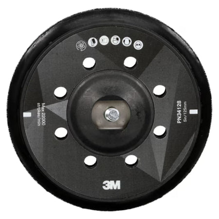 3M™ Perfect-It™ Excentrische polijstmachinesteunschijf, 130 mm (5 in), 34128