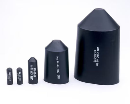 3M™ SKE 8/20 Heat Shrink End Cap, Black, 20/8 mm