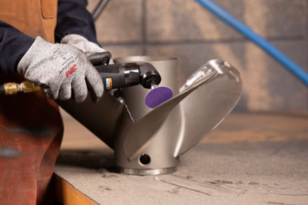 3M™ Cubitron™ 3 Roloc™ Duurzame slijpschijf 1184F, 80+ YF-weight, TR, Purple, 51 mm, 50/Carton, 200 ea/Case