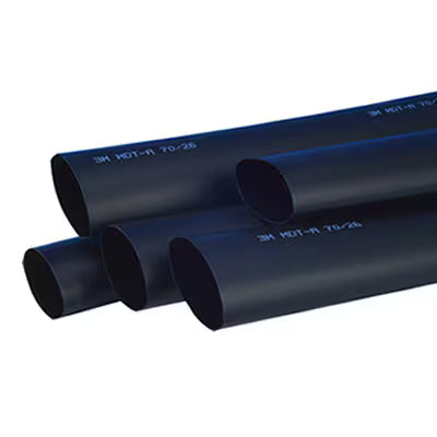 3M™ HDT-A Dikwandiger Warmtekrimkousbuis met Lijm, Zwart, 19/6 mm, 1 m