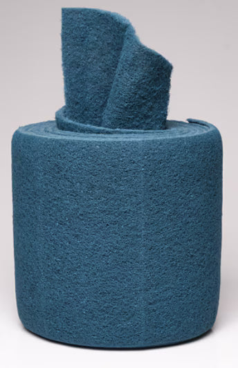 Scotch-Brite™ Pre-Cut Cleaning Pads for Delicate Surfaces 670, Blue, 200 mm x 100 mm, 40 Pads/Roll