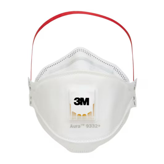 3M™ Aura™ Comfort Cool Flow™ Dust Mask 9332+, FFP3, with valve, 5/pack