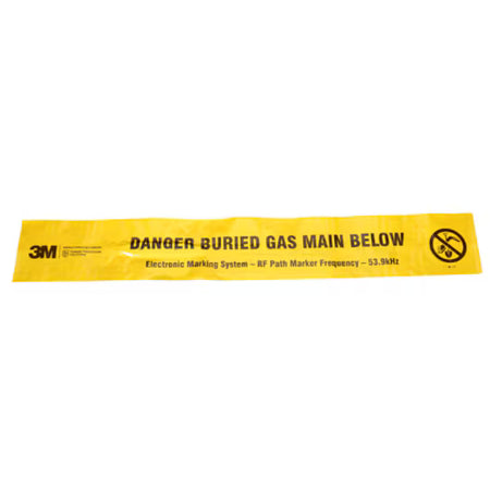 3M™ EMS Warning Tape (Electronic Marking System) 7905, Yellow, 152 mm, Gas, 152 m Roll, 1 Roll/Box