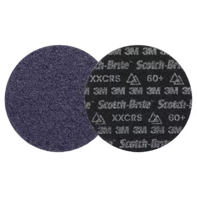 Scotch-Brite™ Precision Heavy Duty Surface Conditioning-schijf, HD-DH, X-Extra Coarse 60+, 127 mm x NH, 50 ea/Case