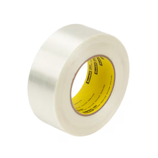 Scotch® High Performance Vezelversterkte tape 8981, Transparant, 50 mm x 50 m, 0.17 mm