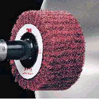 Scotch-Brite™ Roloc™+ Clean &amp; Finish Flap Wheel FF-ZR, 50 mm x 25 mm, A VFN