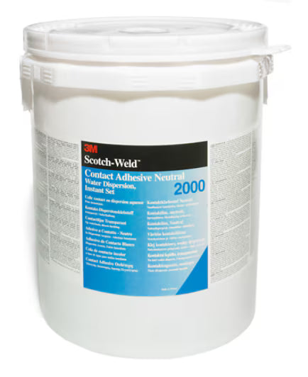 3M™ Fastbond™ Contact Adhesive 2000NF, Neutral, 19 L, Base 17 L + Activator 2 L
