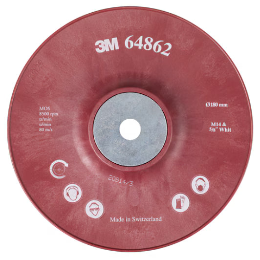 3M™ Steunschijf High Performance voor Fiberschijf, conisch, 178 mm, geschikt voor Cubitron™ II