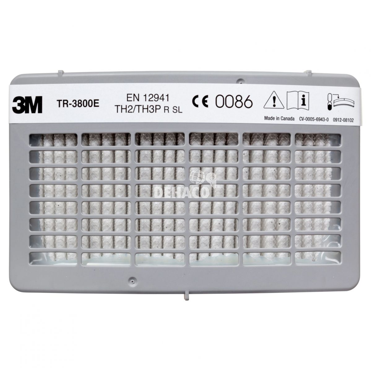 3M TR-3802E P3-Filter tegen stof/hinderlijke geuren van organische dampen voor TR-300