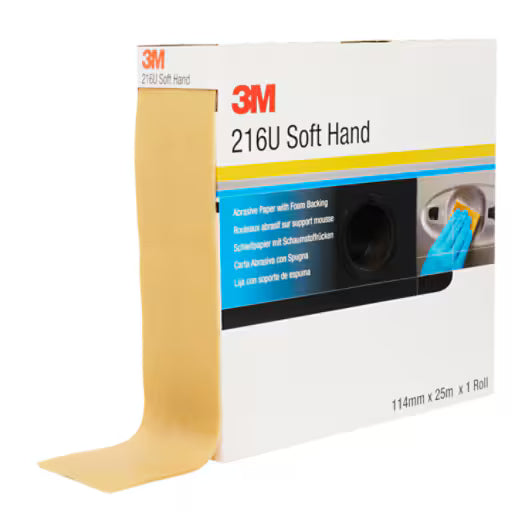 3M™ Soft Hand Abrasive Roll 216U, 114 mm x 25 m, P320, 50335