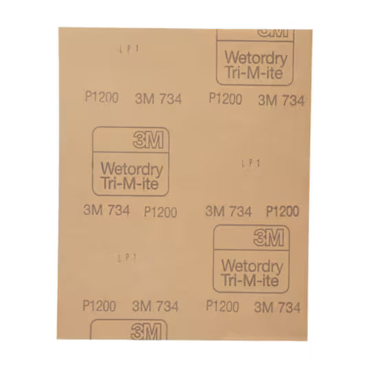 3M™ Wetordry™ Schuurvel 734, 230 mm x 280 mm, P1200, 01970