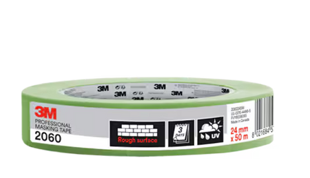 3M™ Professionele maskeertape 2060, 24 mm x 50 m, 1 rol/verpakking