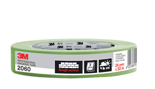 3M™ Professionele maskeertape 2060, 24 mm x 50 m, 1 rol/verpakking