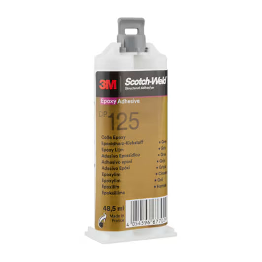 3M™ Scotch-Weld™ DP125 Epoxy Adhesive, Transparent, 48.5ml Duo-Pak