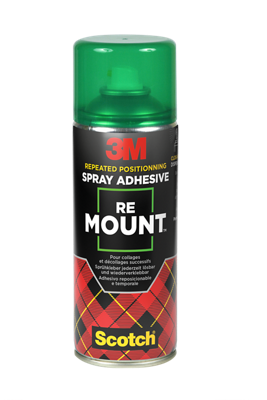 3M™ Scotch® ReMount™ lijmspray, 400 ml, 1 spuitbus/verpakking