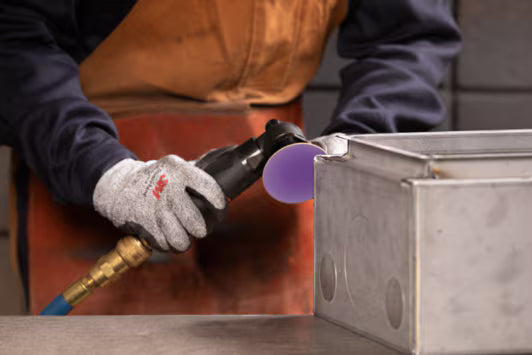 3M™ Cubitron™ 3 Roloc™ Duurzame slijpschijf 1184F, 60+ YF-weight, TR, Purple, 51 mm, 50/Carton, 200 ea/Case
