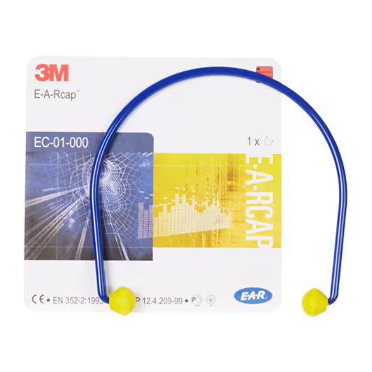 3M™ EA-Rcaps™ Earplugs with cord, 10/box, EC-01-000