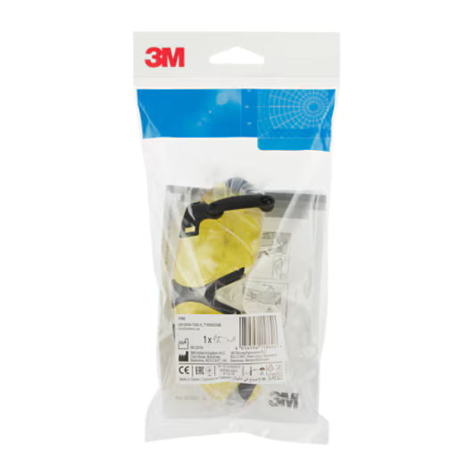 3M™ Geïntegreerde veiligheidsbril, amber, V9A