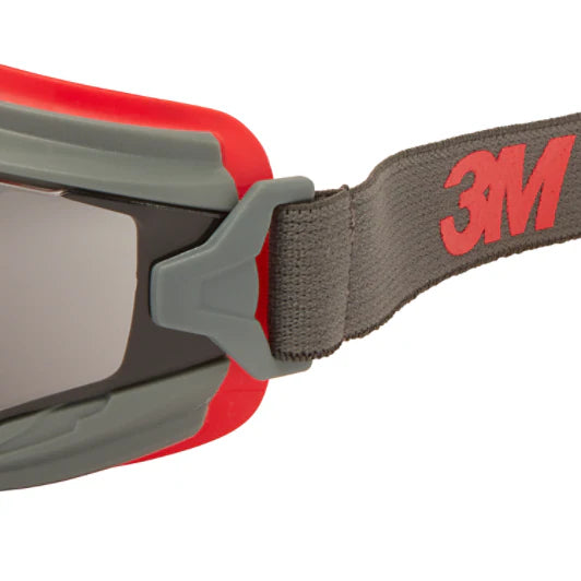 3M™ Goggle Gear™ 500 Wide-Vision Goggles, Scotchgard™ anti-fog and anti-scratch coating (K&amp;N), grey lens, GG502SGAF-EU, 10/box