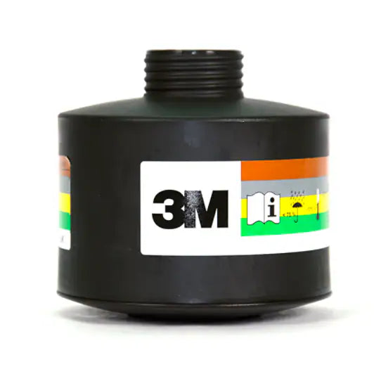 3M™ Gas/damp-patroon en deeltjesfilter met DIN-schroefdraad CFR 32 A2B2E2K2-P3 R D, DT-4145E