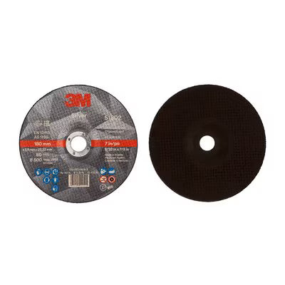 3M™ Silver Grinding Disc, T42, 180 mm x 2.5 mm x 22.23 mm