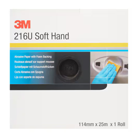 3M™ Soft Hand schuurrol 216U, 114 mm x 25 m, P150, 50330