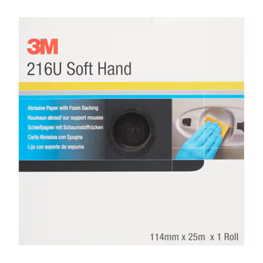 3M™ Soft Hand Abrasive Roll 216U, 114 mm x 25 m, P320, 50335