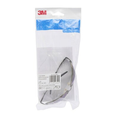 3M™ Marcus Grönholm™ Veiligheidsbril 71462-00003M, Lens blauw spiegelend