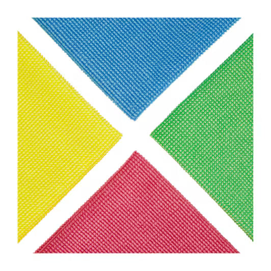 Scotch-Brite™ 2012 Essential Microfiber Cloths, Yellow, 360 mm x 360 mm