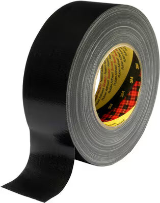 3M™ Extra Heavy Duty Duct Tape 389, Black, 100 mm x 50 m, 0.26 mm