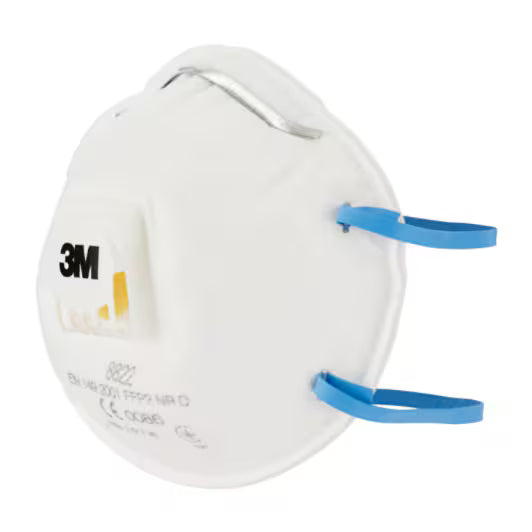3M™ Cool Flow™ Dust Mask 8822, FFP2 NR D, with valve, 3/pack