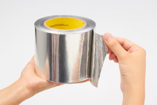 3M™ Aluminium Tape 425, Zilver, 300 mm x 55 m, 0.12 mm