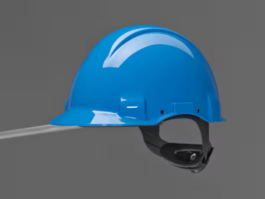 3M™ Veiligheidshelm, Uvicator, ratelverstelling, zonder ventilatie, 440 V diëlektrisch, kunststof zweetband, blauw, G3001NUV-BB