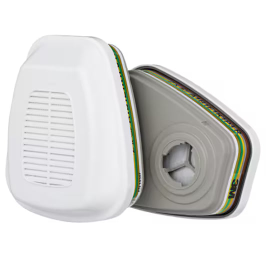 3M™ Gas, Vapor and Particulate Filter, A1B1E1K1P3 R + Formaldehyde, 6092