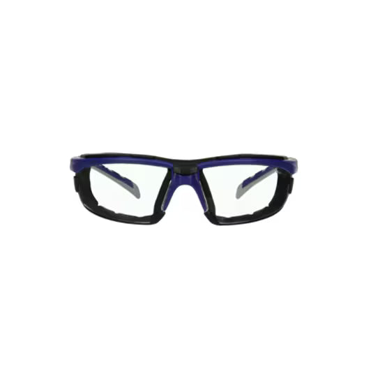 3M™ Solus™ Series 2000, S2001SGAF-BGR-F, gray/blue-green lenses, Scotchgard™ anti-fog coating, clear AC-AK lenses, foam packaging 20/box