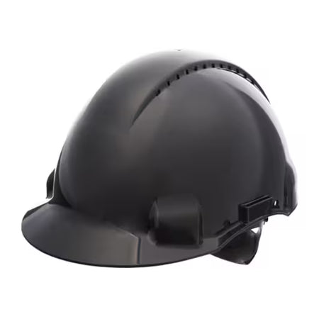 3M™ Veiligheidshelm, Uvicator, ratelverstelling, ventilatie, kunststof zweetband, zwart, G3000NUV-SV