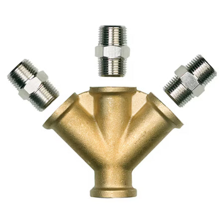 3M™ Koppeling 3 uitgangen 3/8"BSP vrouwelijk incl. mannelijke ad