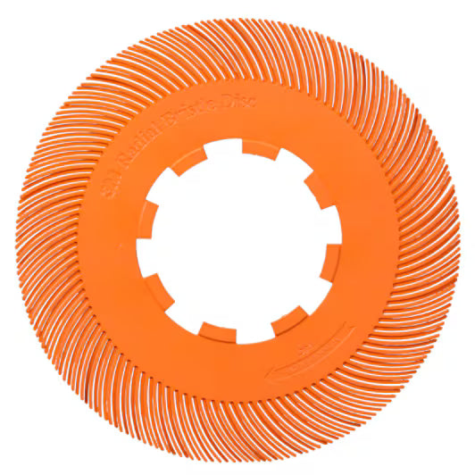 Scotch-Brite™ Radial Precision Brush, PN-RB, 80+, 193.675 mm (7-5/8 inch), Type C, without adapter