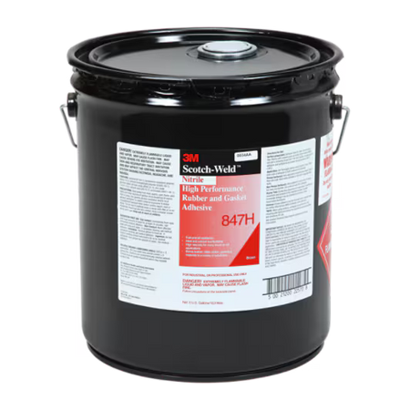 3M™ Hoogwaardige Nitrillijm voor Rubber en Pakkingen 847, Bruin, 20 L