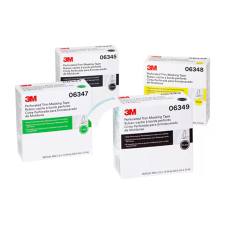 3M™ Perforated Trim Masking Tape, 15 mm, hard tape, 50.8 mm x 10 m, 06348