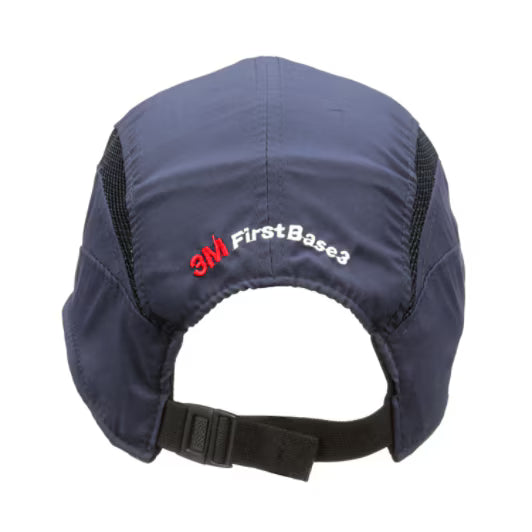 3M™ First Base™ 3-Piece Cap 2030031, Classic, Navy Blue, Short Brim, 55 mm, Custom
