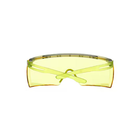 3M™ SecureFit™ 3700 Overzetbril, limegroene veren, Scotchgard™ anticondens (K&N), amberkleurige lens, SF3703SGAF-GRN-EU, 20/doos