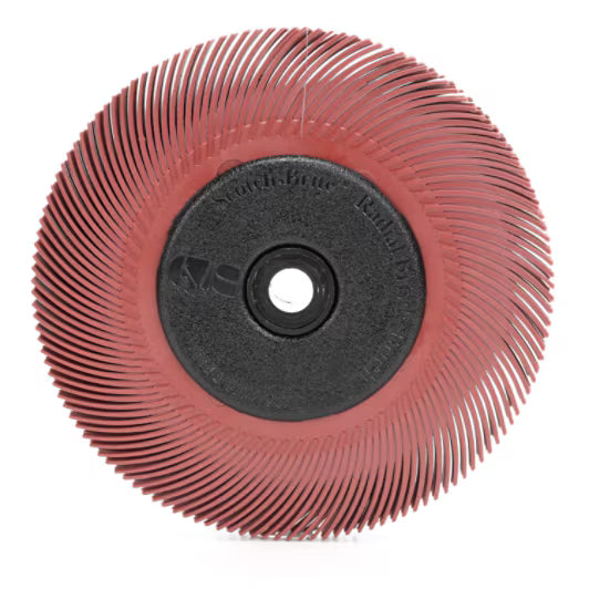 Scotch-Brite™ Radial Bristle Brush BB-ZB with adapter, Type A, 152 mm x 12.7 mm x 25.4 mm, P36