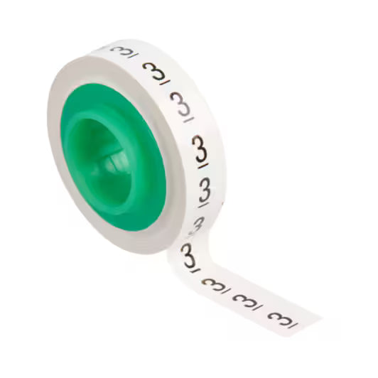 3M™ ScotchCode™ SDR-3 Kabelmarkering Navulrollen, Nummer "3", 3x Blisterverpakking