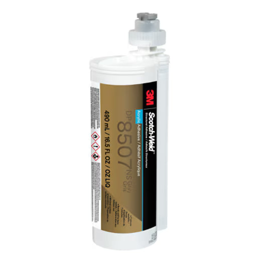 3M™ Scotch-Weld™ DP8507NS Acrylic Adhesive, Gray, 490 ml Duo-Pak