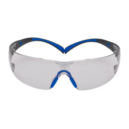 3M™ SecureFit™ 400 Veiligheidsbril, blauw/grijs montuur, Scotchgard™ condenswerende en krasbestendige coating (K&N), grijze lenzen voor binnen en buiten, SF407SGAF-BLU-EU