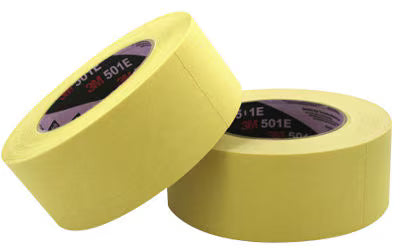 3M™ Industrial Masking Tape voor hoge temperaturen 501E, Beige, 18 mm x 50 m