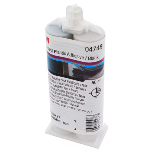 3M™ Supersnelle reparatielijm, zwart, 48,5 ml, 04748