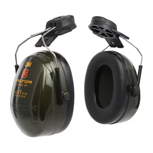 3M™ PELTOR™ Optime™ II Hearing Protectors, Green, Helmet Mount, H520P3E-410-GQ